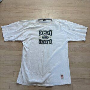 2000s Ecko Unltd ECKO Rhino Patch Tee Made in USA Large